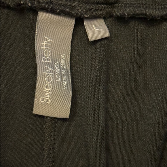Sweaty Betty Black Wide Leg Pull On Pants L Used - Picture 4 of 4